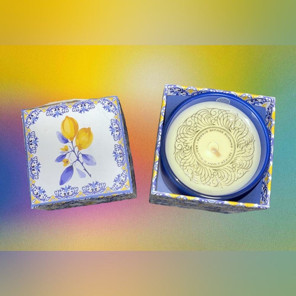 NIB! Punch Studio Vanilla Single Wick Candle in Giftable Box 8.5oz